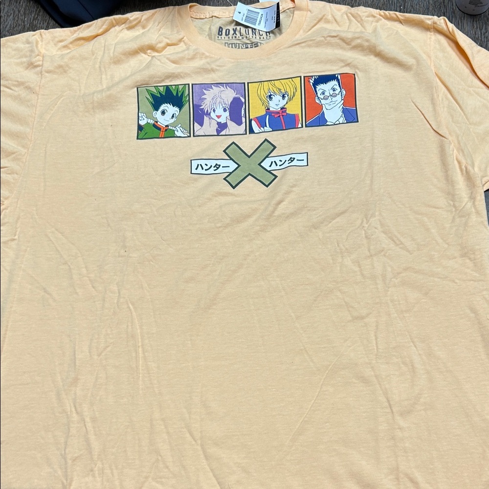 Hunter Peach Anime Character Panel Tee
